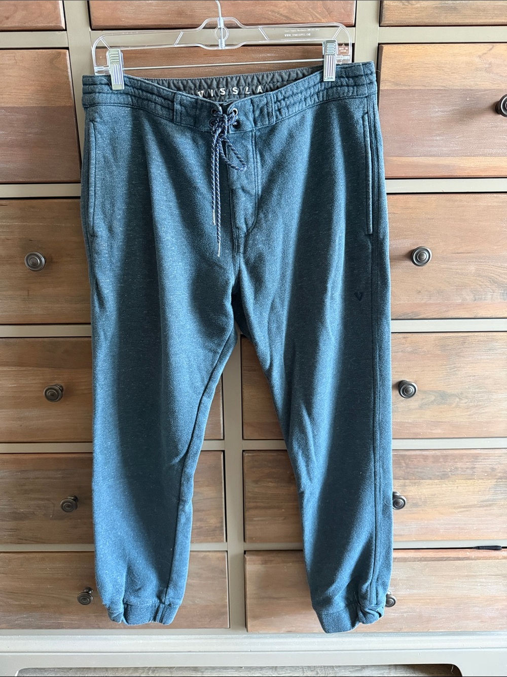 Vissla Men's blue heather Jogger Pants M (31-32)